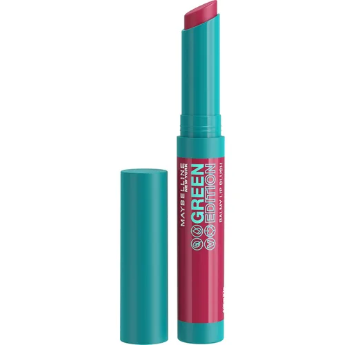 Vista 19 de Maybelline Green Edition Balmy Lip Blush, formulado con aceite de mango, Bonfire, Blue Red, 1 unidad