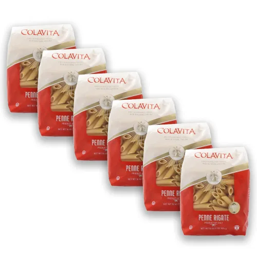 Vista 5 de Colavita Pasta Bucatini – Paquete de 6 (bolsas de 1 libra) – Auténtica pasta italiana hecha con sémola de trigo duro 100% – perfecta para salsas