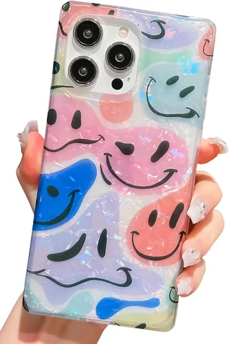 Vista 9 de Funda de silicona suave compatible con iPhone 17 de 6.3 pulgadas, funda protectora de silicona suave para mujer (mariposa azul)