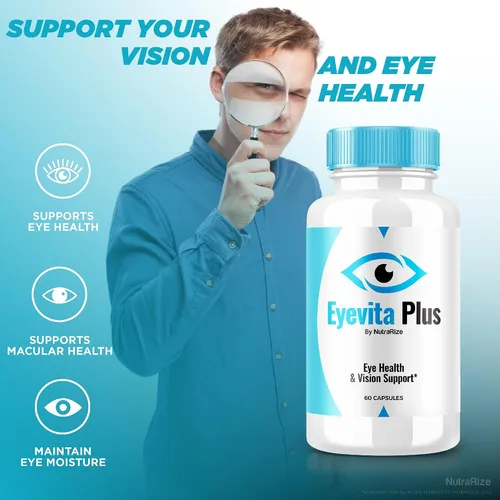 Vista 4 de Eyevita Plus Cápsulas - Apoyo integral para tu vista, Eyevita Plus Advanced Eye Nutrition, vitaminas oculares, fórmula totalmente natural