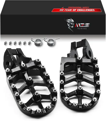 Vista 18 de MZS Estriberas eléctricas para motocross compatibles con X3 XXX MX3 MX4 MX5, estriberas Ebike MX más anchas reposapiés resto pedal CNC aluminio negro