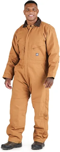 Vista 10 de Overol térmico para hombre de Berne Negro