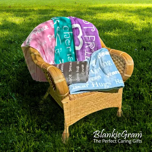 Vista 2 de BlankieGram - Cobija Healing Thoughts