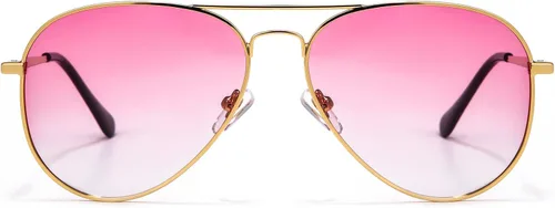 Vista 8 de Veda Tinda Vision Gafas de sol de aviador para mujeres y hombres, estilo vintage de los años 70, clásicas, a la moda, retro, para hombre, protección