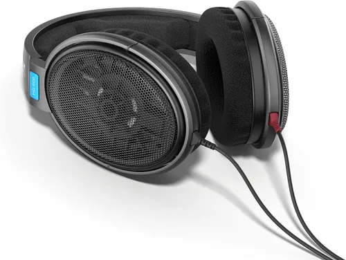 Vista 6 de Audífonos profesionales abiertos Sennheiser HD 600, Negro