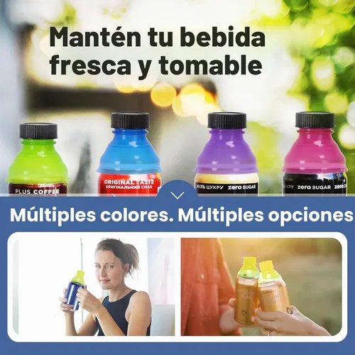 Vista 7 de Paquete de 12 tapas reutilizables para latas de soda, tapas