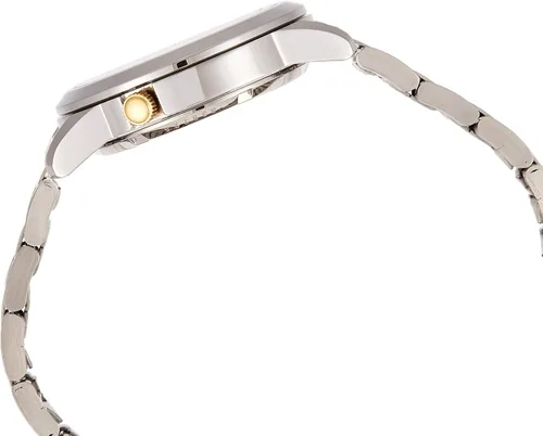 Vista 4 de SEIKO Reloj para hombre SNKK07 5 de acero inoxidable con esfera blanca, Azul, Reloj de cuarzo,Automático automático,Automático,Reloj automático