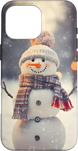 Vista 19 de Cute Christmas Snowman Winter Snow Scene Holiday Season Case for iPhone 17
