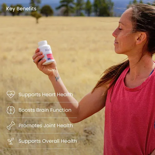 Vista 4 de Omega Pure Plus: Suplemento de aceite de pescado Omega-3. Libre de mercurio. Triple fuerza. Apoya la salud cardíaca, la salud cognitiva y la salud