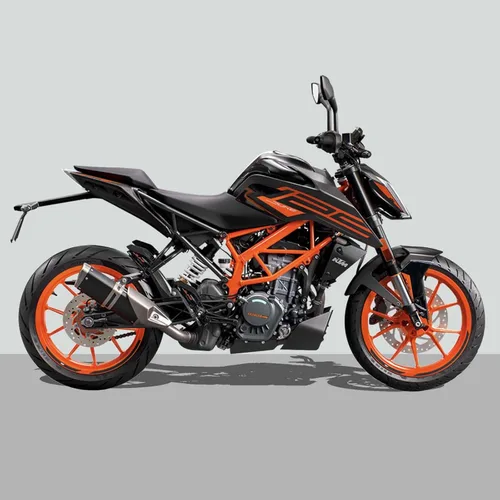 Vista 2 de Adhesivos de resina para motocicleta 3D compatibles con KTM Duke 125 2021 2022. Protección del tanque contra impactos y arañazos. Adhesivos