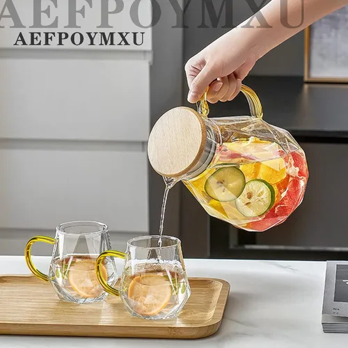 Vista 7 de AEFPOYMXU Juego de 2 tazas de café de vidrio transparente de 10 onzas con asa, resistente al calor, para licor, té, bebidas de leche, café