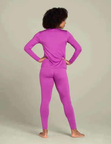 Vista 4 de LAPASA Women's Thermal Underwear Set Fleece Lined Long Johns Top & Bottom Soft Base Layer LightMidHeavy Weight L17 L41L44