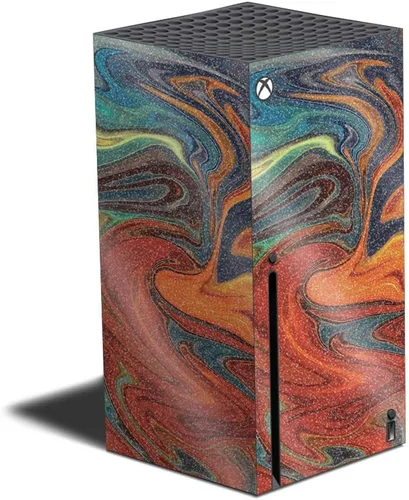 Vista 5 de MIGHTY SKINS Piel brillante con purpurina compatible con Xbox Series X – Ágata amatista Acabado brillante duradero Fácil de aplicar y cambiar