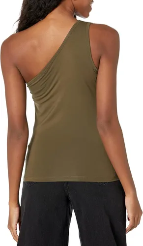 Vista 2 de The Drop Women's Payton Asymmetric Fitted One-Shoulder Top