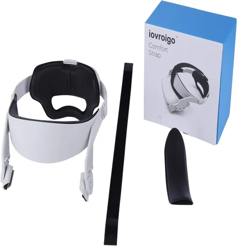 Vista 6 de iovroigo Upgrade Adjustable Halo Head Strap, Suitable for Oculus Quest 2 VR Head Straps Increase Supporting Force and Improve Comfort-Virtual