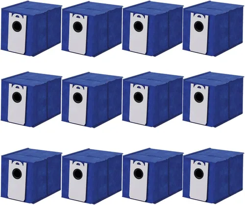 Vista 8 de Bolsas de polvo para bObsweep Dustin & Orb-i - Aspiradora robot de auto-vaciado – 3.5L Bolsa de vacío de filtración avanzada – Paquete de 4