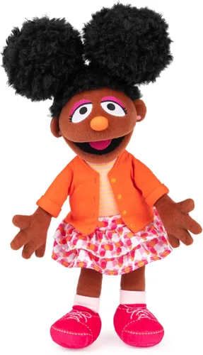 Vista 8 de GUND Sesame Street - Peluche oficial de Gabrielle, muñeca de felpa prémium para edades de 1 año en adelante, 13 pulgadas