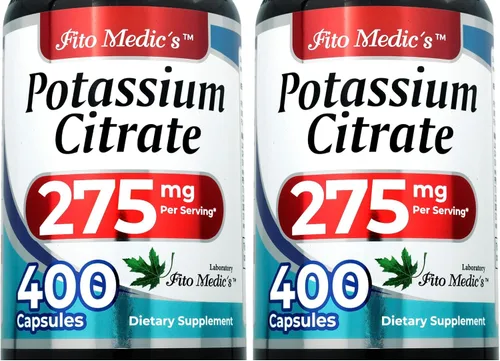 Vista 11 de FITO Medic'S Suplemento de citrato de potasio de laboratorio, 400 cápsulas, fórmula de potasio
