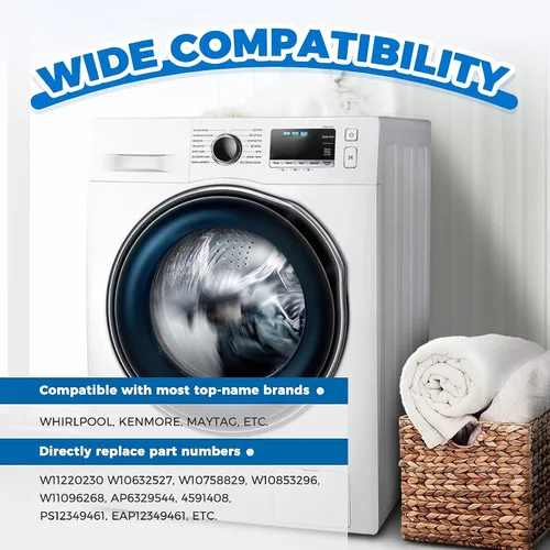 Vista 5 de W11096268 Reemplazo de válvula de entrada de agua para lavadora Whirlpool Kenmore Maytag, reemplazo W11220230, W10632527, W10758829, W10853296