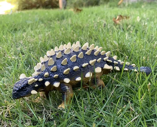 Vista 4 de Gemini & Genius Anquilosaurio Juguetes de Dinosaurio, Figura de Anquilosaurio Ankylosaurus-1pc