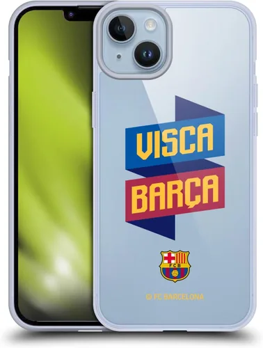 Vista 62 de Head Case Designs Funda de gel con licencia oficial del FC Barcelona con logotipo y patrón de Forca Barca [protección de grado militar] compatible