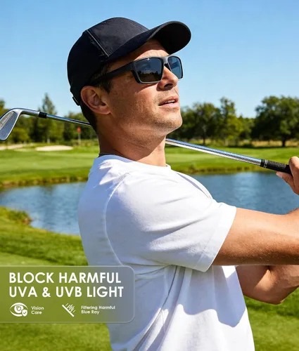 Vista 2 de KALIYADI Gafas de sol polarizadas para hombre y mujer: gafas de sol con UV400 para conducir, correr, ciclismo
