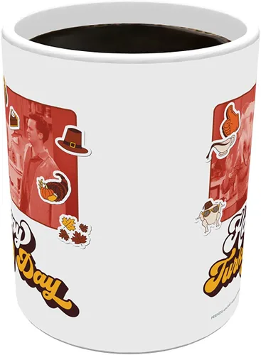 Vista 122 de Trend Setters Friends the Television Show – 25 años – Mercancía oficial – Taza de café o té de cerámica blanca de 11 onzas – perfecta para regalar