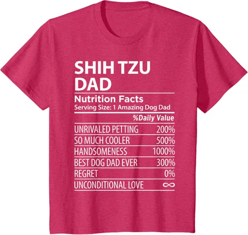 Vista 77 de Shih Tzu Dad - Camiseta divertida para dueño de perro Shih Tzu, Negro