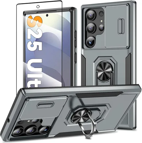Vista 68 de Funda magnética para Samsung Galaxy Note 20 Ultra con soporte de anillo [con protector de pantalla] [Compatible con carga inalámbrica MagSafe] Funda