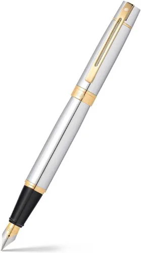 Vista 19 de Sheaffer 100. Pluma de punta estilográfica media de níquel.