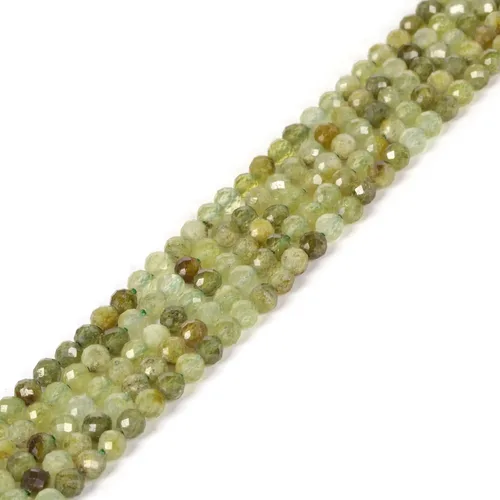 Vista 74 de Cuentas Redondas Facetadas de Ópalo Verde de 4 mm Sueltas de 16 Pulgadas para Hacer Joyas