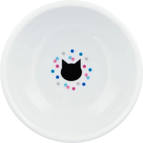 Vista 14 de Tazón elevado de comida para gatos Necoichi – Tazón elevado de cerámica para gatos para fatiga de bigotes y cuello, apto para lavavajillas