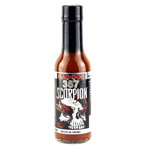 Vista 3 de Mad Dog 357 EXTREME - Juego de regalo de salsa picante con cuatro botellas