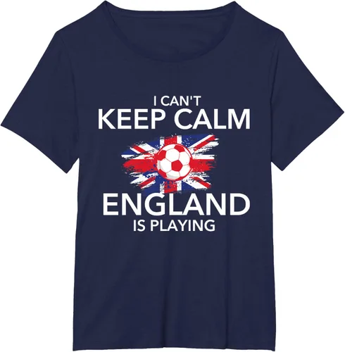 Vista 21 de I Can't Keep Calm England Is Playing - Camiseta para amantes del fútbol, Negro
