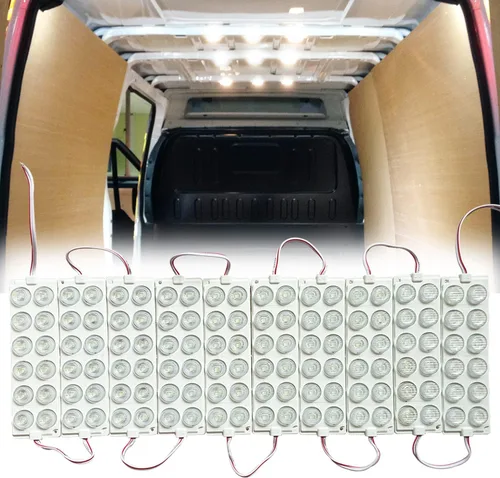Vista 8 de Ampper Luz interior de furgoneta de 12V 90 LED, color blanco