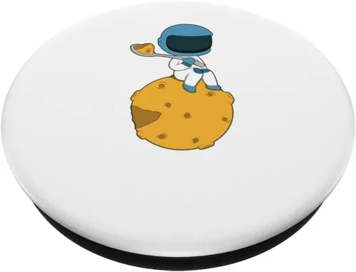 Vista 2 de Astronaut Moon Astronomy Universe Planet PopSockets Swappable PopGrip