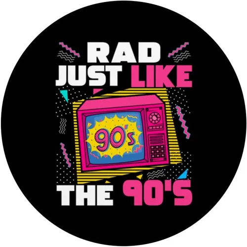 Vista 3 de Rad Just Like The 90 - 90 Estética Nostalgia 1990 Retro PopSockets PopGrip intercambiable