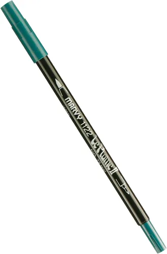 Vista 74 de Uchida 1122-C-3 Marvy Extra Fine Tip Le Plume II Rotulador de doble punta, azul
