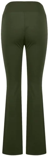 Vista 7 de Ceboyel Pantalones de yoga con corte de bota para mujer, leggings de entrenamiento de cintura alta, pantalones deportivos con bolsillos