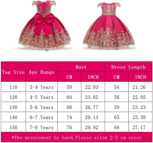 Vista 6 de HNXDYY Flower Gir Tutu - Vestido de boda de princesa de encaje para fiesta de cumpleaños