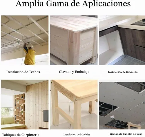 Vista 8 de AUNMAS Pistolas de tornillo de alimentación automática, Pistolas de tornillo ensartadas, Pistolas de clavos en cadena, Equipo automático