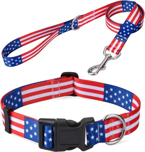 Vista 15 de Mihqy - Collar de perro, patrones geométricos florales, tribales, bohemios, collar de estilo étnico, suave y ajustable, para perros pequeños