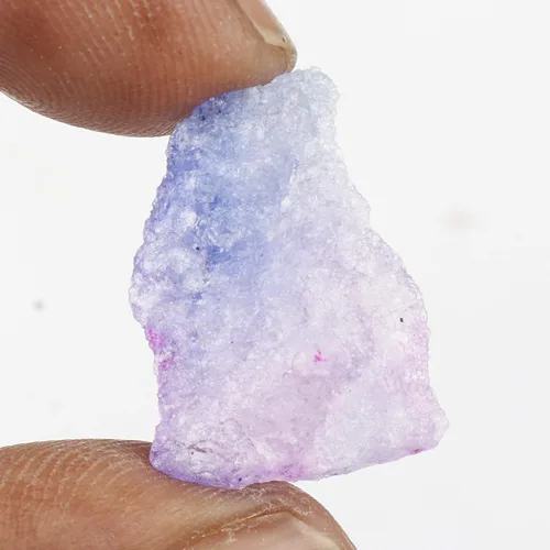 Vista 4 de GEMHUB Zafiro en bruto sin tratar de 8.50 Ct. Cristal curativo certificado Zafiro azul natural piedra preciosa FD-323, Gema, azul