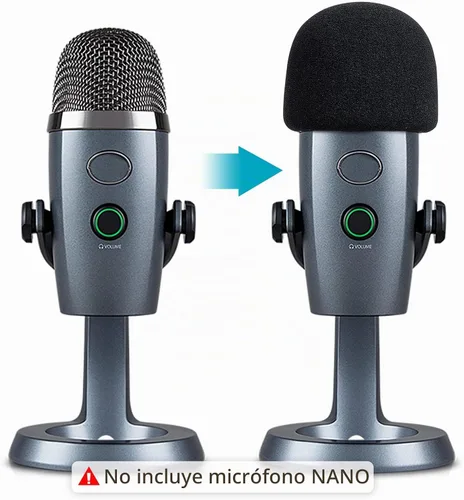 Vista 2 de YOUSHARES Microphone Furry Windscreen Muff Espuma