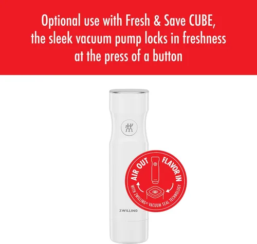 Vista 10 de ZWILLING - Organizador de almacenamiento Fresh & Save Cube, S, 0.35 cuartos de galón, organizadores y almacenamiento de despensa, plástico
