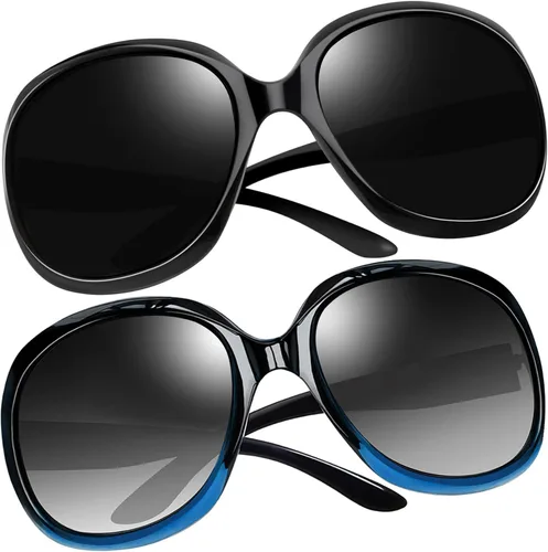 Vista 54 de Joopin Lentes de sol de gran tamaño para mujer, polarizados, grandes, para conducción, protección UV, grandes sombras