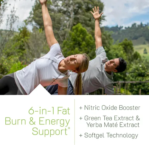 Vista 4 de Irwin Naturals Sistema de dieta de grasa corporal-Six Red, 72 cápsulas blandas Fórmula de apoyo al metabolismo con aceite MCT, té verde