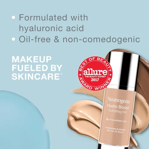 Vista 2 de Tinte líquido de maquillaje hidro aumentador Neutrogena, 1 onza líquida