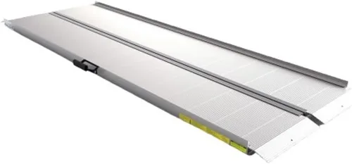 Vista 10 de EZ-ACCESS TRAVERSE Rampa plegable de aluminio de una sola pieza, rampas de carga portátiles para sillas de ruedas, motocicletas, tractores de césped