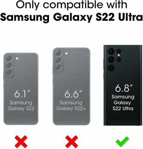 Vista 5 de OtterBox Symmetry Series Clear Series - Carcasa para Galaxy S22 Ultra - Transparente